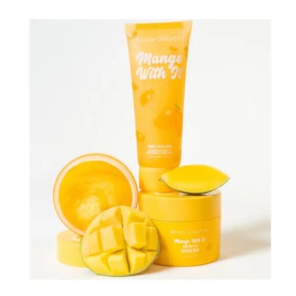 Beauty Creations Body Scrub Mango With It – Tropical mango fragrance NWT - Picture 2 of 2